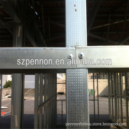 Drywall partition system type CD & UD C channel and U channel